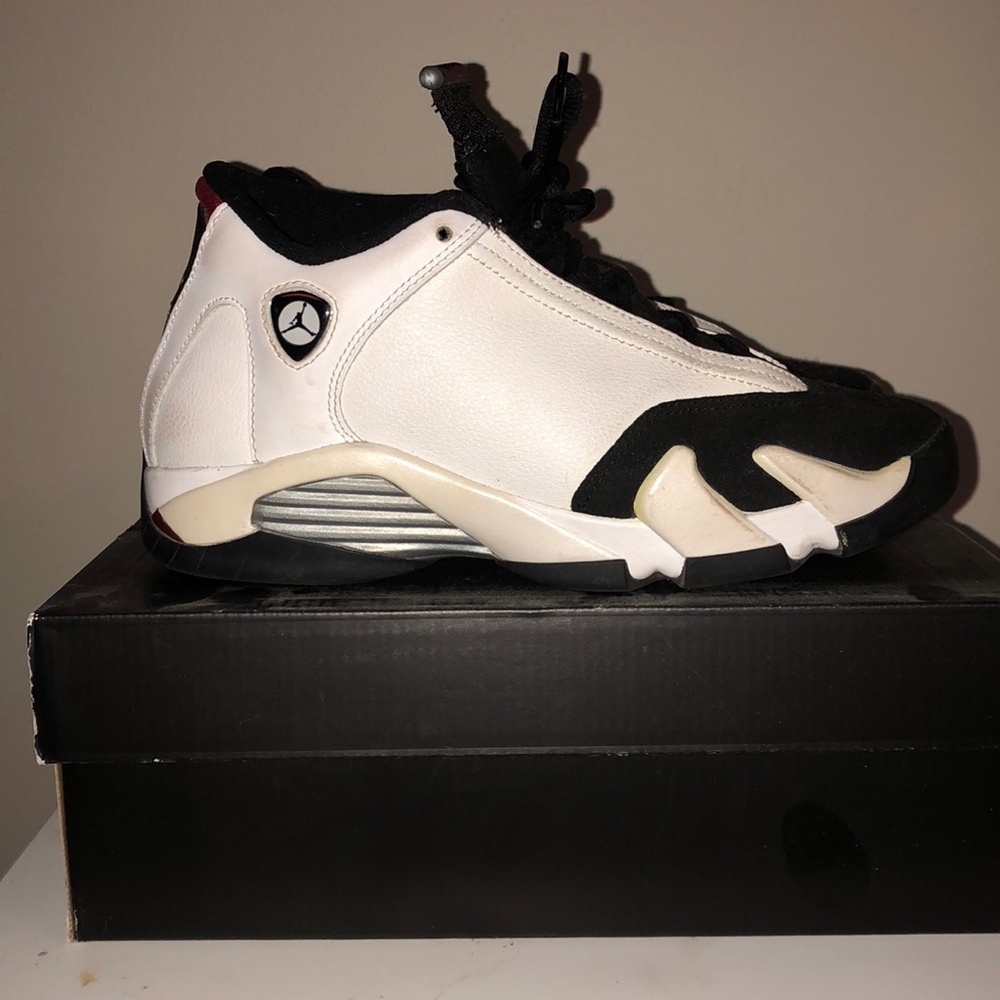 Jordan Retro 14 Black Toe (GS) With OG Box